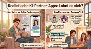 Realistische KI-Freundin-Apps: Lohnt sich das Ausprobieren?