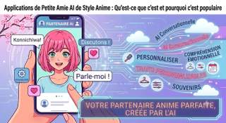 Applications de petite amie IA anime : ce que c'est et pourquoi elles cartonnent