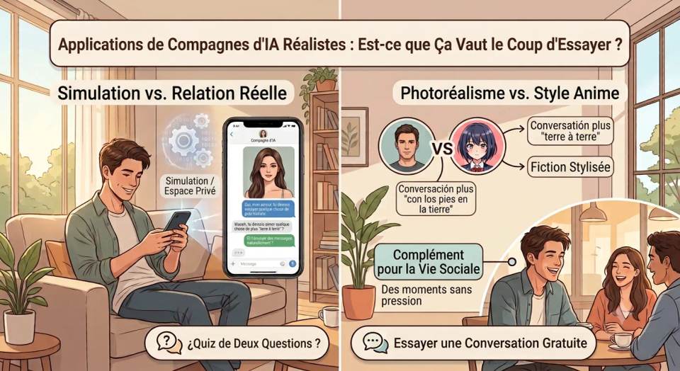 Petite Amie IA Photoréaliste : Guide de la Compagne Réaliste Applications de petite amie IA réaliste : est-ce que ça vaut le coup ?