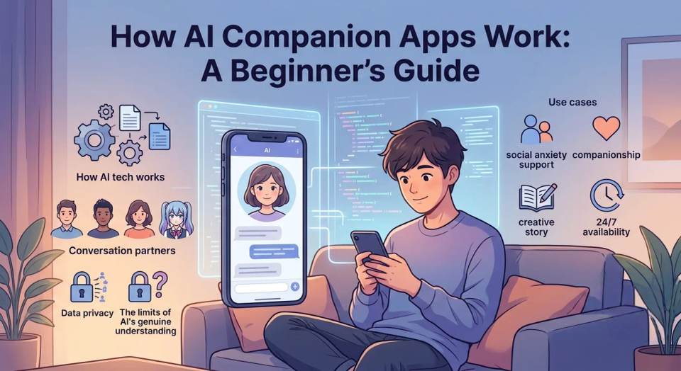How AI Companion Apps Work: A Beginner's Guide
