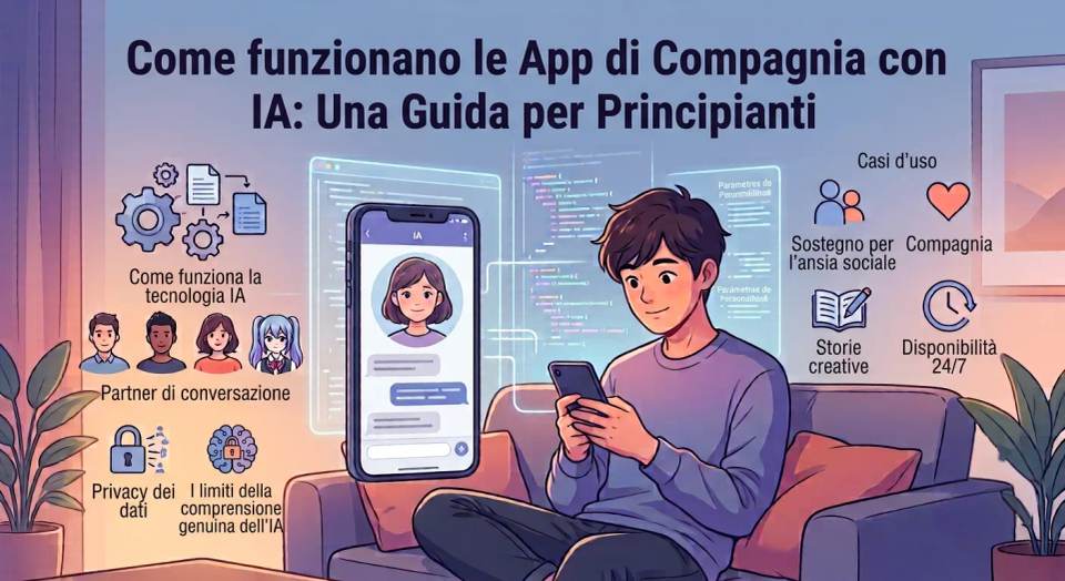 Come Funzionano le App di Compagnia IA: Guida per Principianti