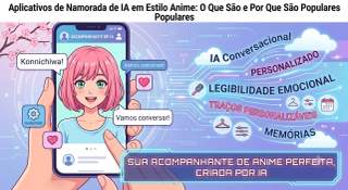 Apps de namorada de IA anime: o que são e por que são tão populares
