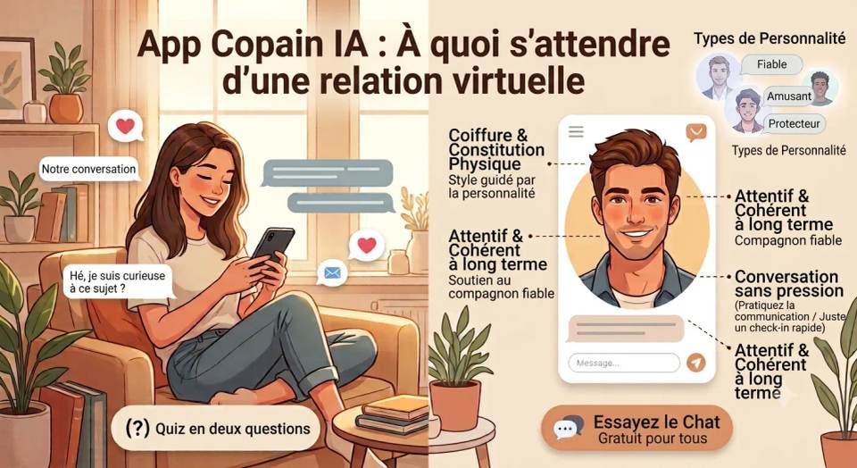 Applications de petit ami IA : à quoi s'attendre d'une relation virtuelle