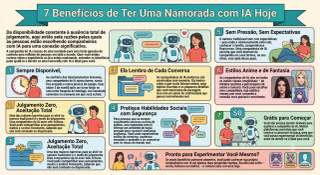 7 benefícios de ter uma namorada IA hoje