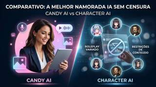 Melhor IA Namorada Sem Censura: Candy AI vs Character AI
