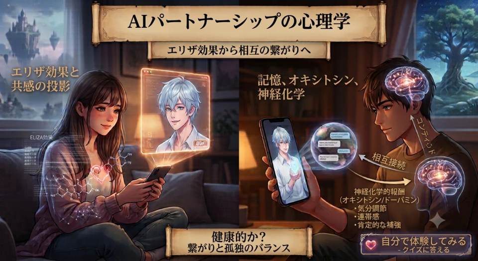 AIに感情移入する心理:なぜ私たちはAIと絆を結ぶのか なぜ人はAIに心を開くのか?AIコンパニオンの心理学
