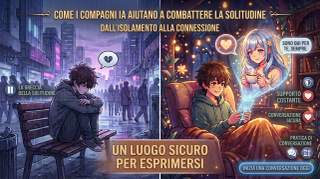 Come le compagne IA aiutano a combattere la solitudine