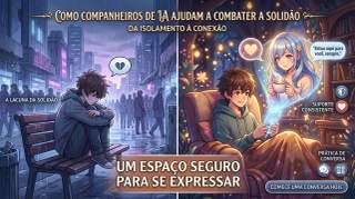 Como as companheiras IA ajudam a combater a solidão