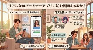 リアル系AI彼女アプリは試す価値がある？徹底検証