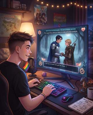 The Gaymer's Guide to AI Dungeons: Queer Storylines in Text-Based Adventure Bots