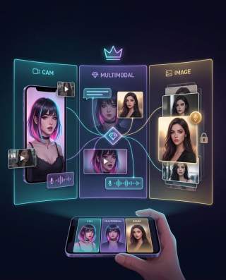 FlirtCam AI vs OurDream AI vs Candy AI: ¿Qué Plataforma Multimodal Gana?