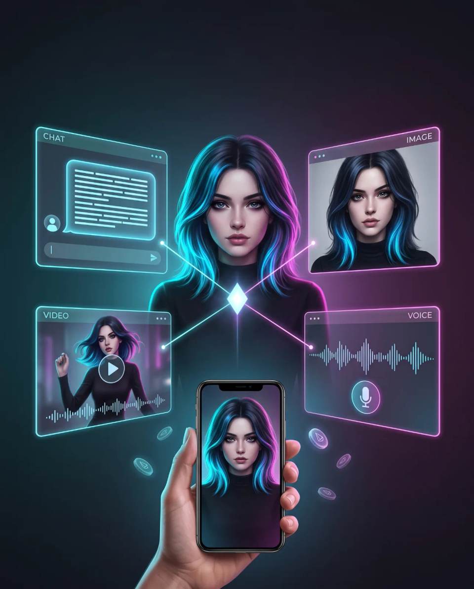 OurDream AI Multimodal 2027: Chat, Video, Voz e Imágenes en un Solo Compañero